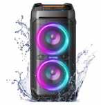 Duży Głośnik Bluetooth 100W 110dB Bas + Powerbank LED W-KING