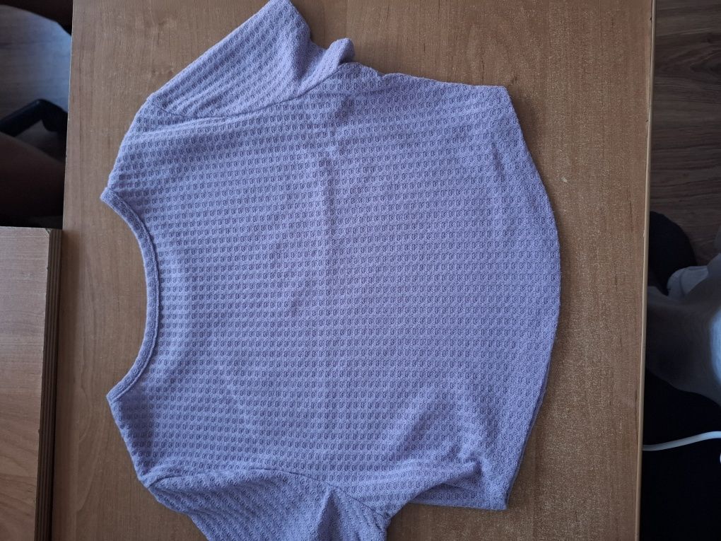 Fioletowy krótki top