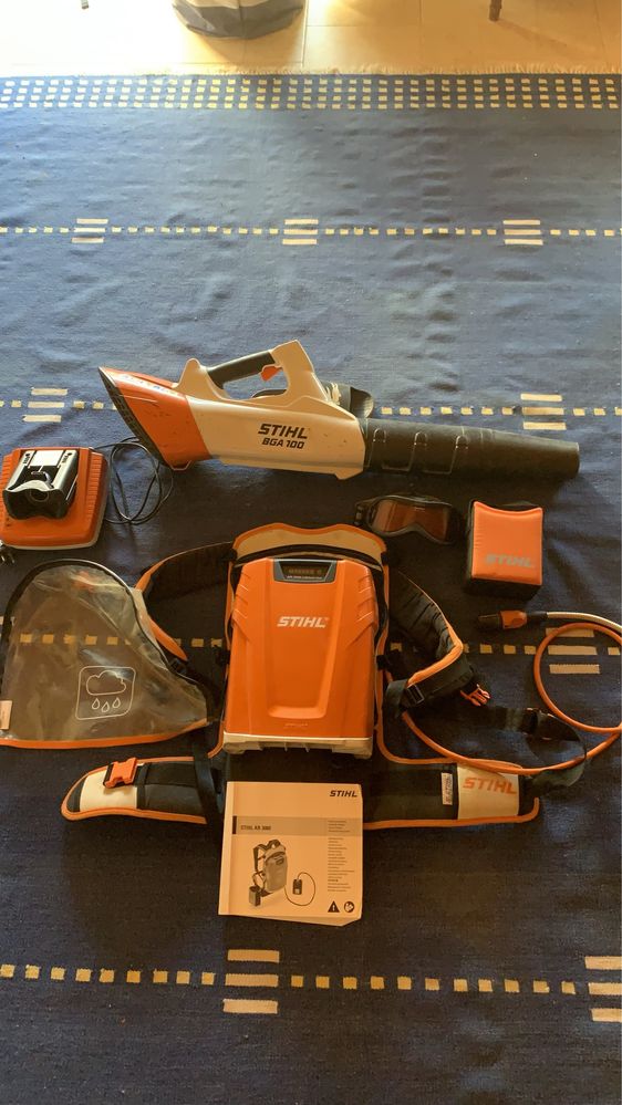 Soprador STIHL BGA 100 + bateria de mochila AR 3000 L