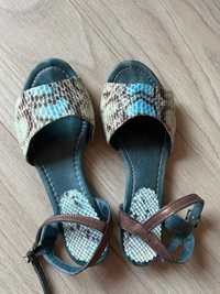 Skórzane sandały Badura