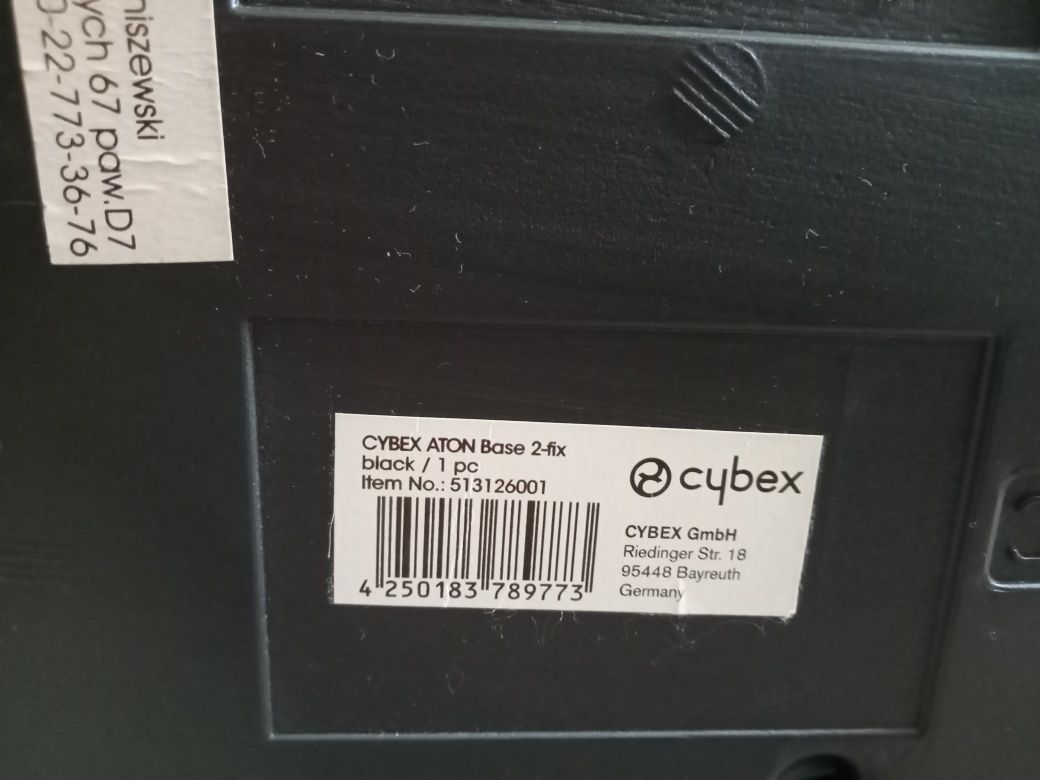Fotelik z bazą Cybex Aton 2
