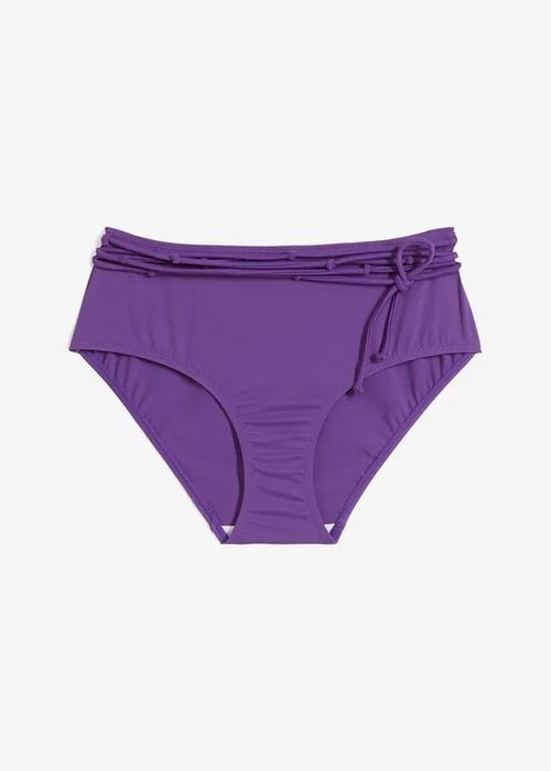 B.P.C. figi maxi bikini z wiązaniem fioletowe 36.