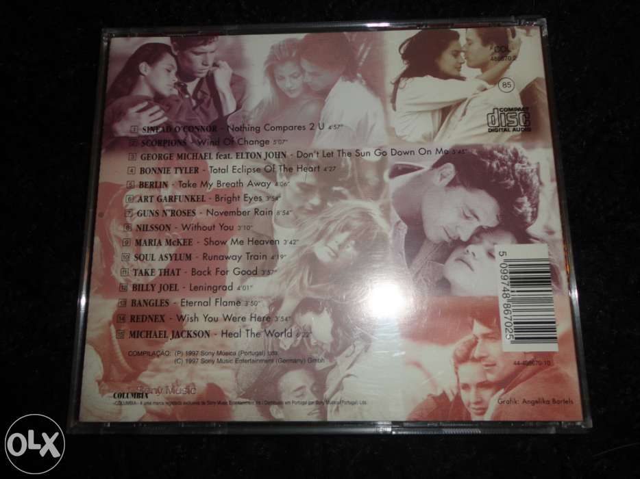 CD's Romantic Rock Albuns 1, 3 e 4