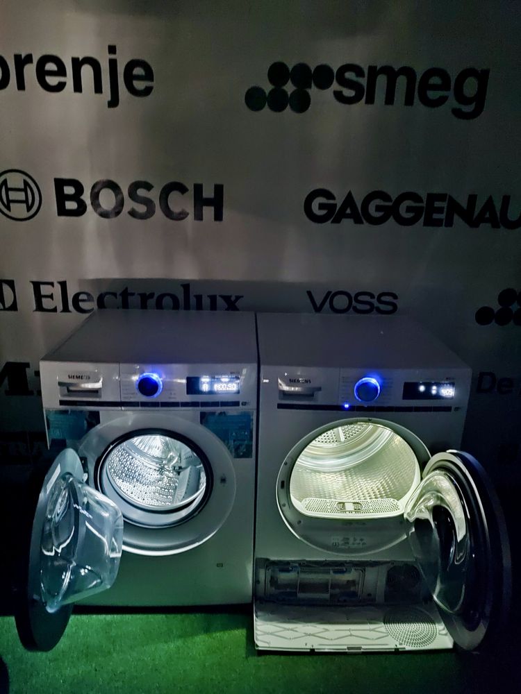 Комплект пральна і сушильна машини Siemens IQ700 I-Dos AutoClean A+++