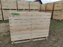 SOLIDNE Drewniane Skrzyniopalety na Warzywa owoce sortownie 160x120