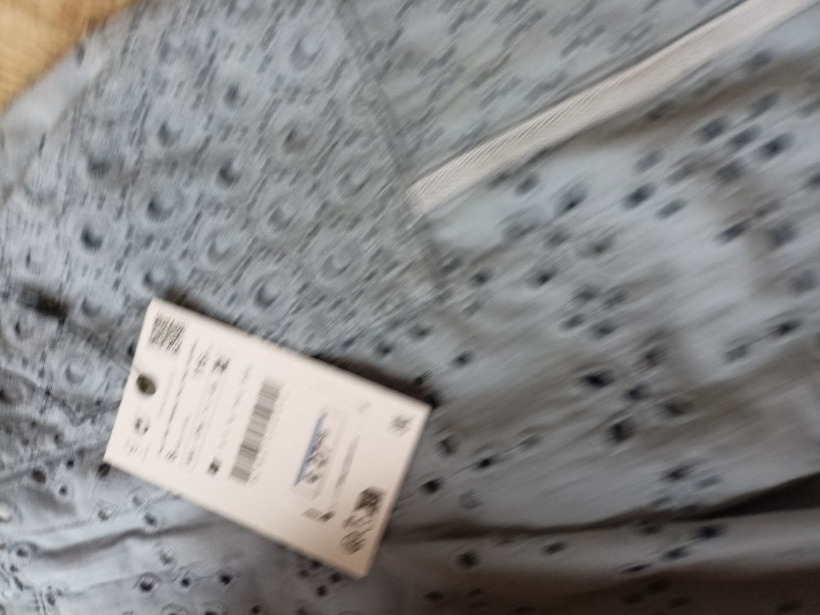 Nowe Zara r.116 spodnie z haftem typu patchwork