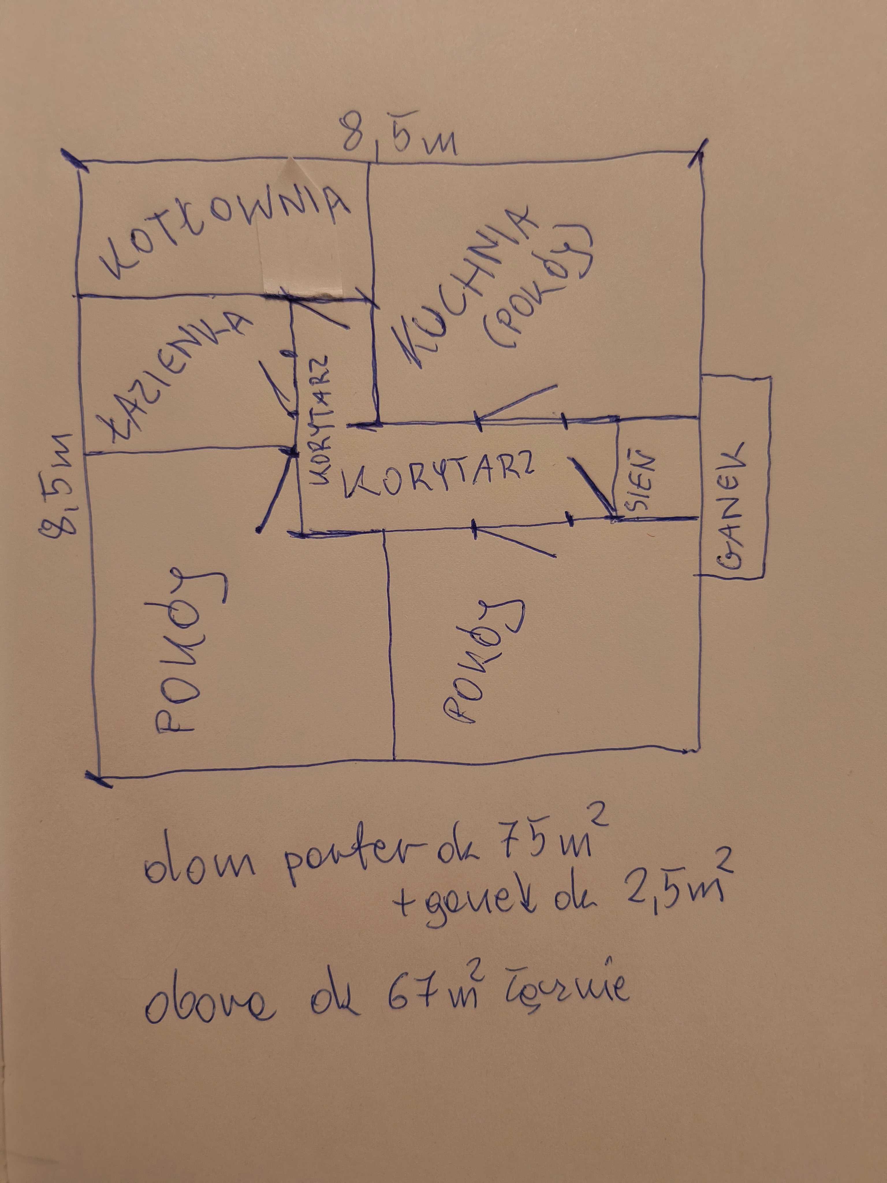 Dom / siedlisko do sprzedania Łęka k/ Pustelnik Miński 30km od Wa-wy