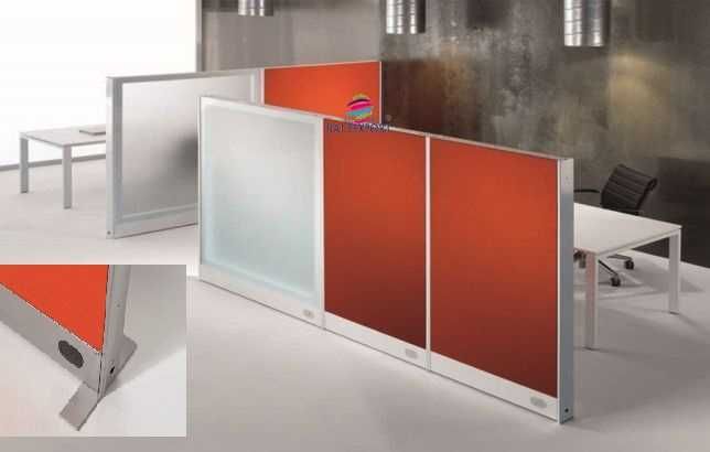 Biombos Divisor Escritório Tecido / Vidro / Misto Novo