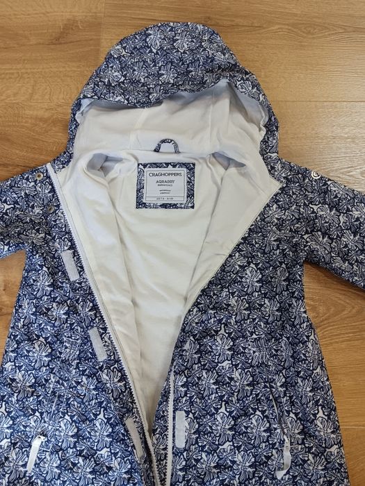 Kurtka jesienna przeciwdeszczowa dziewczęca