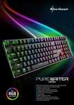 Klawiatura Mechaniczna Gaming Sharkoon PureWriter RGB
