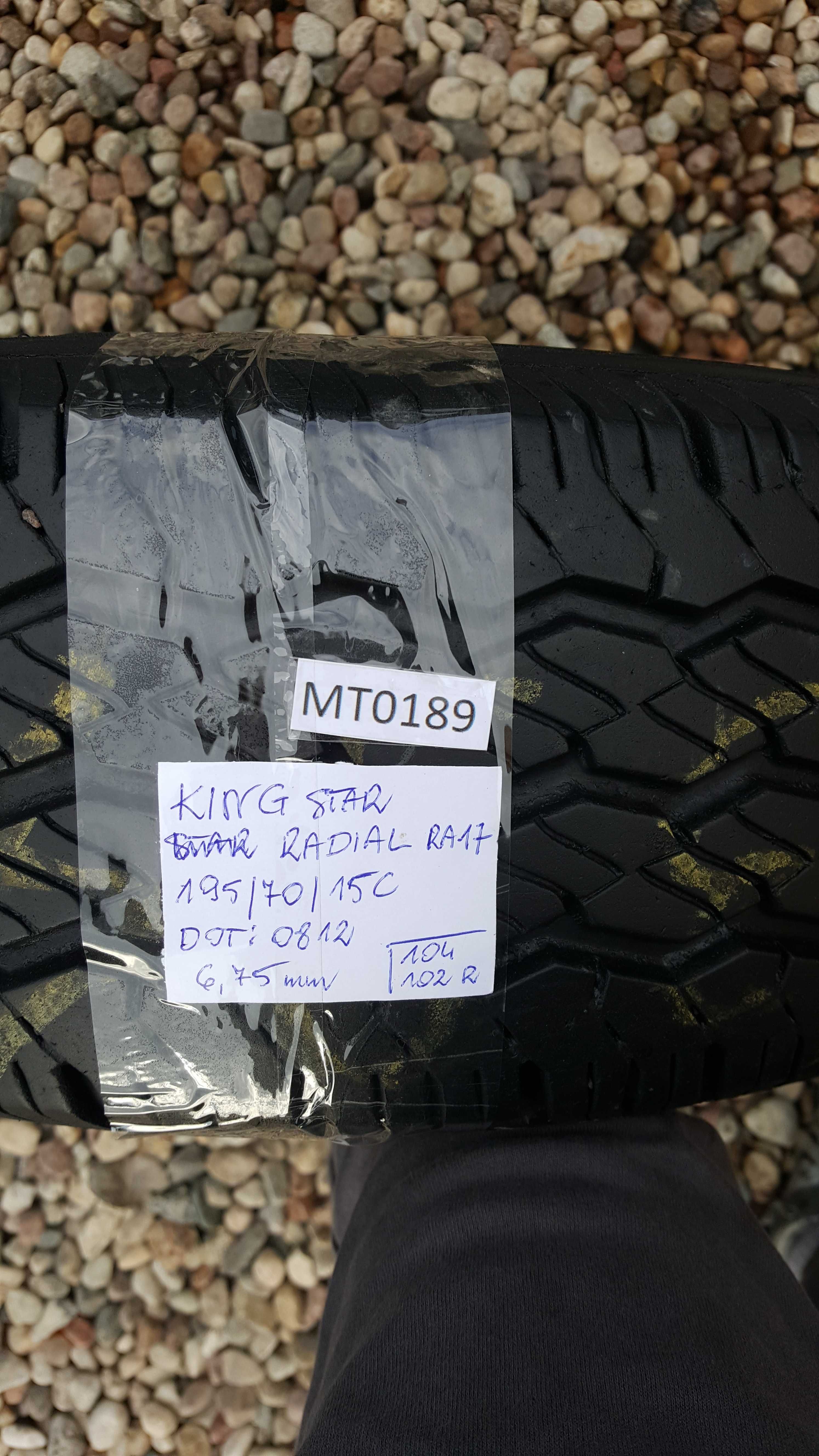 KingStar 195/70 r15c Radial RA17 /// 6,75mm!!! wysyłka