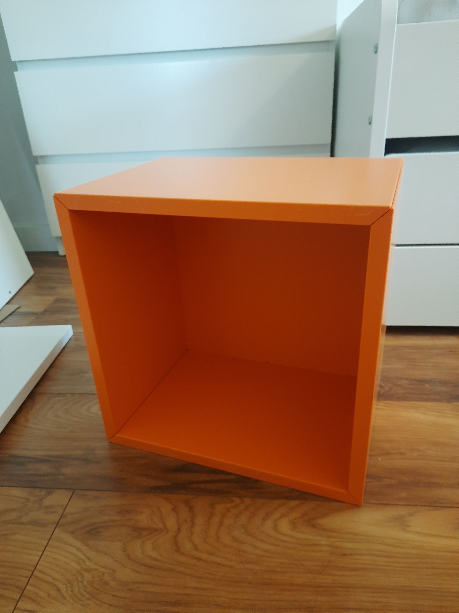 2 szafki ecket ikea pomaranczowa niebieska