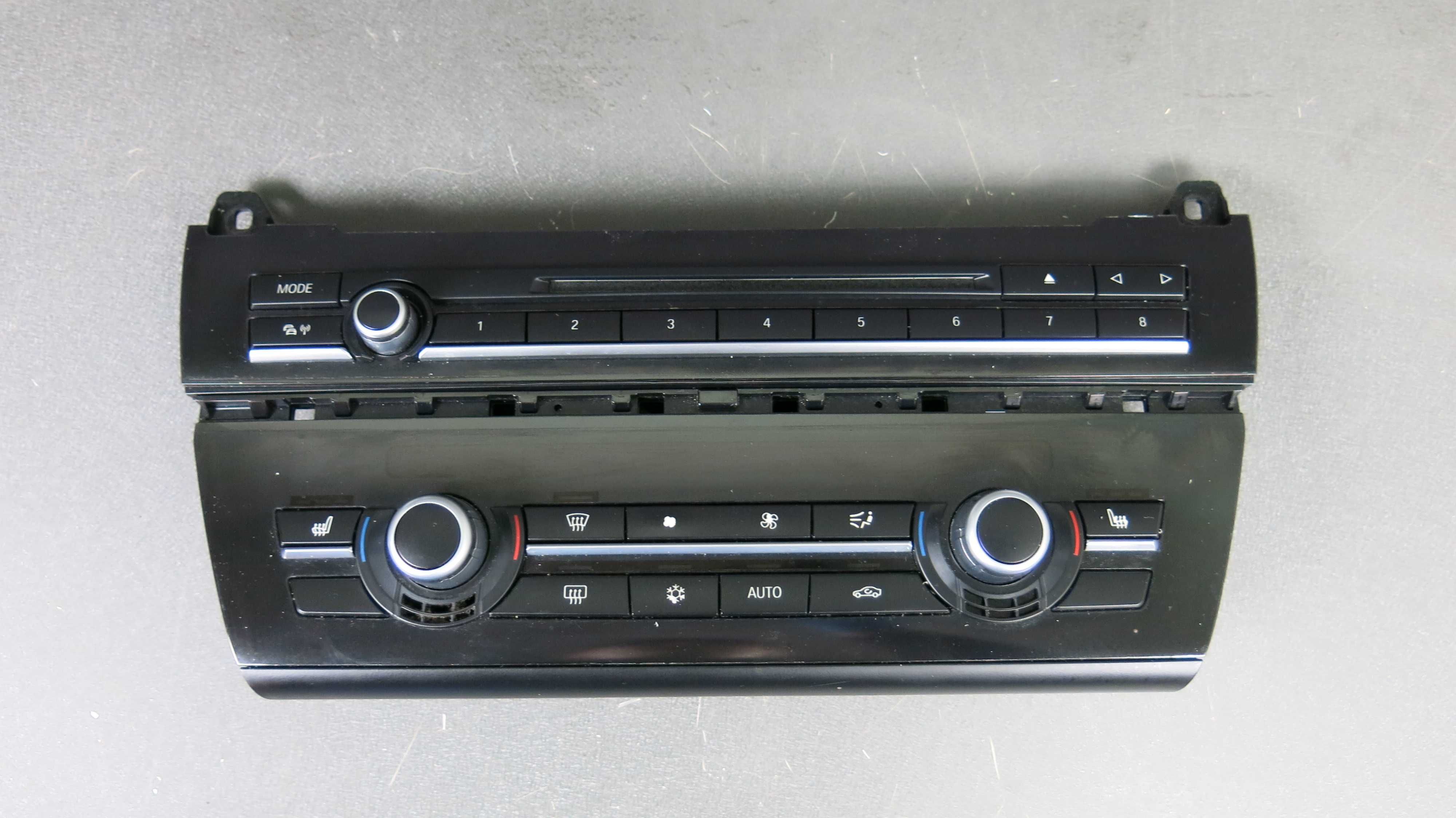 BMW 5 F10 F11 Panel klimatyzacji, radia