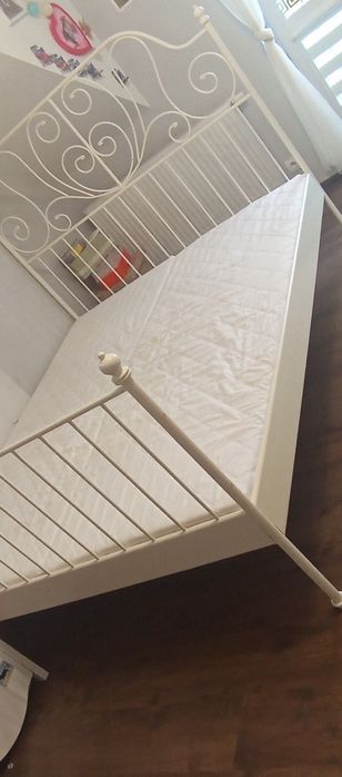 Łóżko białe 160cm