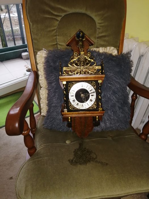 Zegar wiszący. Niekompletny.Piękny.