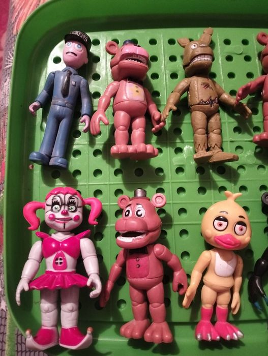 Колекція Аніматроніки Фнаф 12 шт.резинові