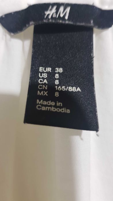 Camiseiro branco de senhora da H&M