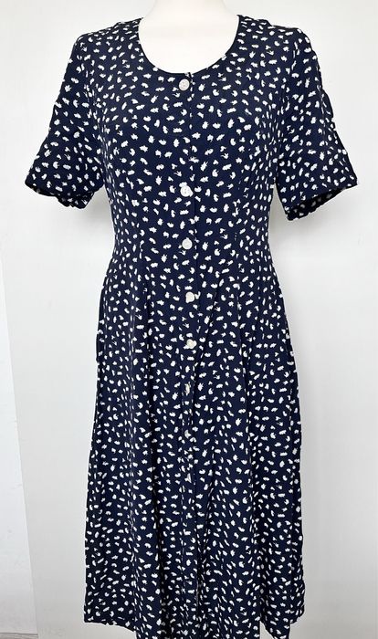 Sukienka długa granatowa