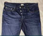 Чоловічі джинси River Island Dark blue wash Dylan slim fit, 34р.