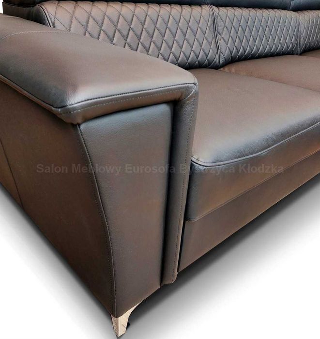 Narożnik skórzany Glamour 277x231 i inne, sofa ze skóry, rogówka SKÓRA