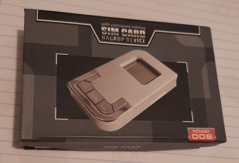 Copia SIM card backup device