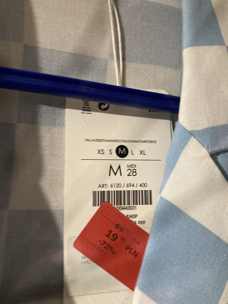 szeroka krótka koszula M Bershka