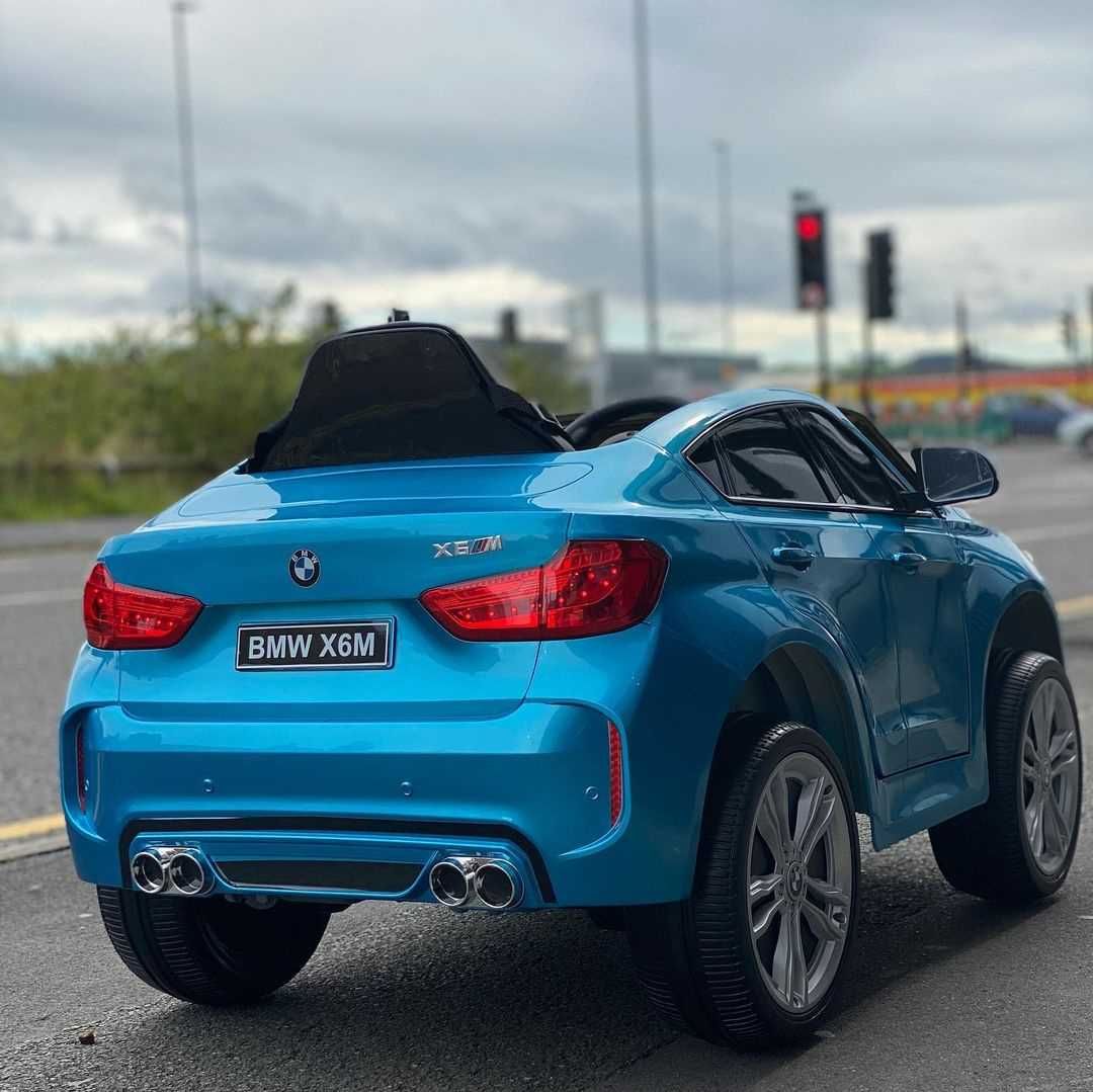Auto na akumulator BMW X6M pilot usb skóra lakier