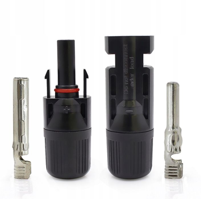 Конектор MC4 для монтажу сонячних систем кабелем 2,5, 4, 6 мм² (пара)