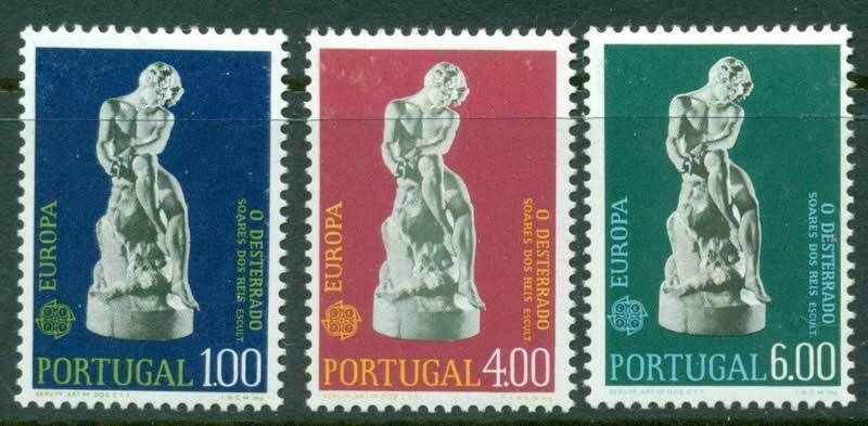 Série selos Europa CEPT Portugal ano 1974 completa, nova