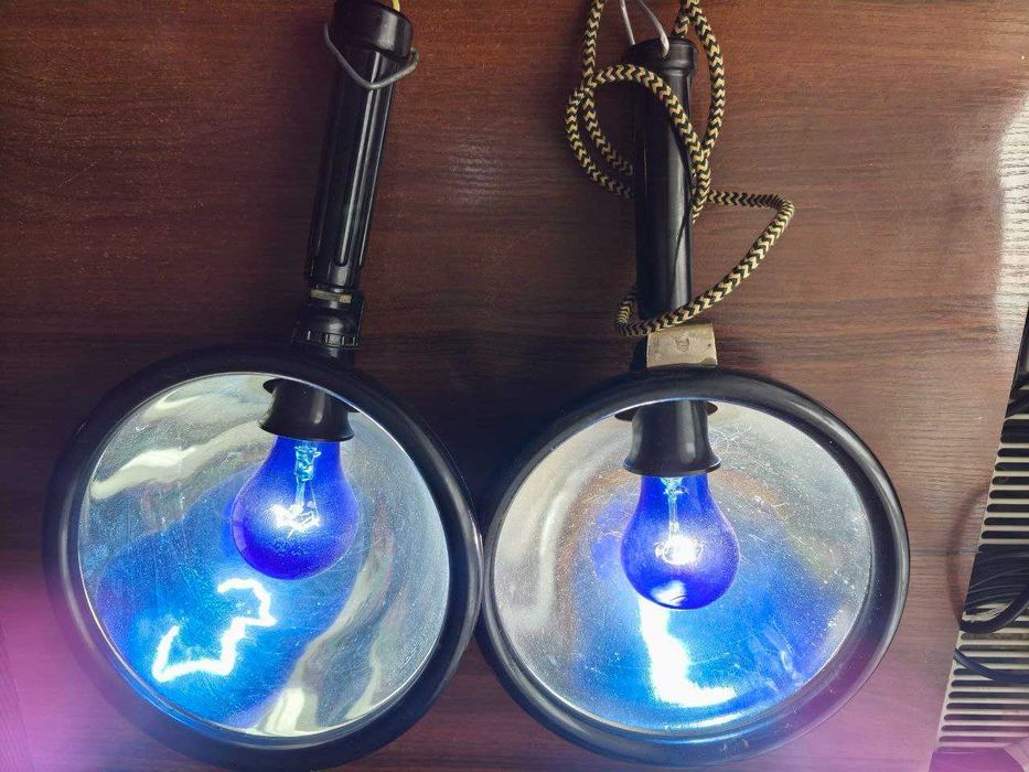 Лампа синя лікувальна рефлектор Мініна