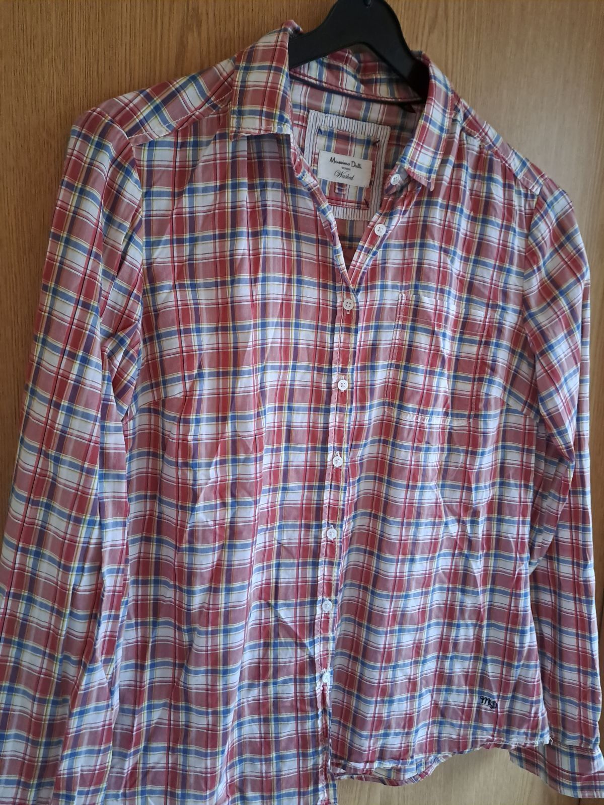 Camisa aos Xadrez Massimo Dutti