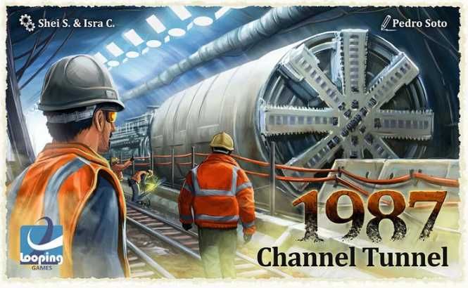 1987 Channel Tunnel (wersja ENG) - gra planszowa