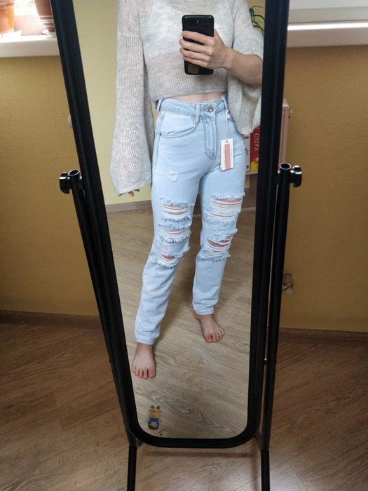 Джинси Arox з потертостями, 32-34 р.