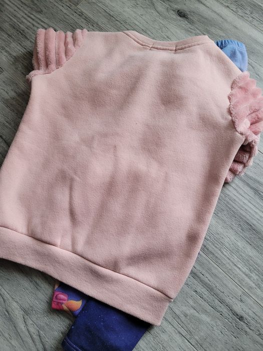 Zestaw bluza getry ocieplane 122/128 cm