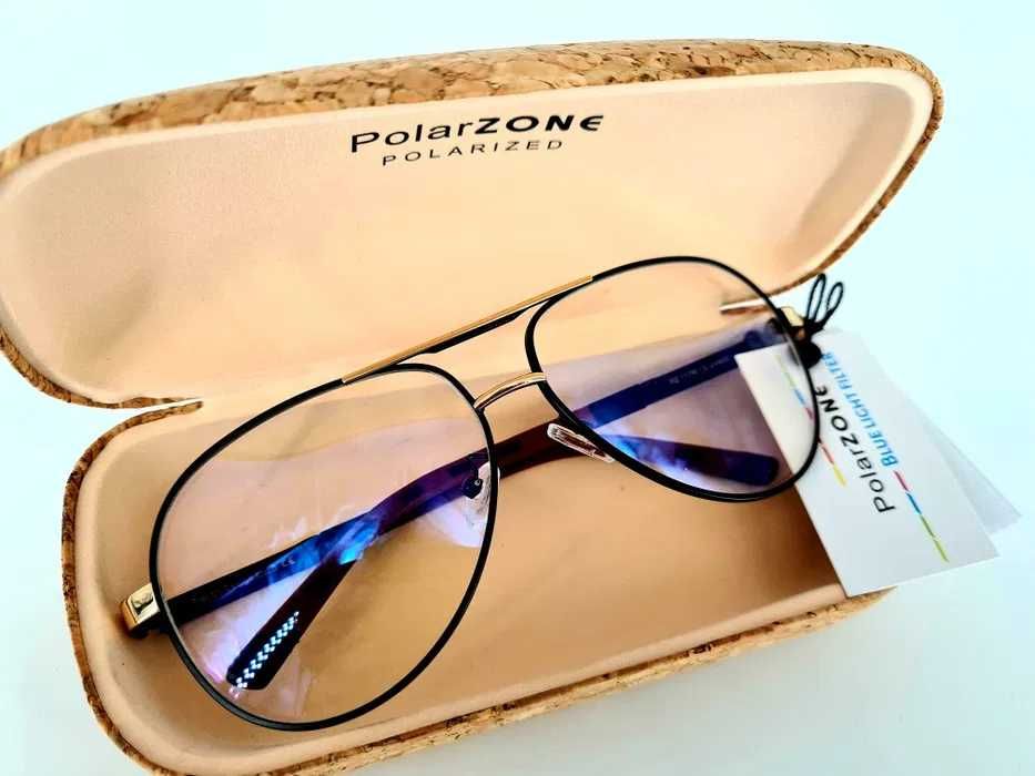Okulary Polarzone damskie okulary do komputera zerówki nowe