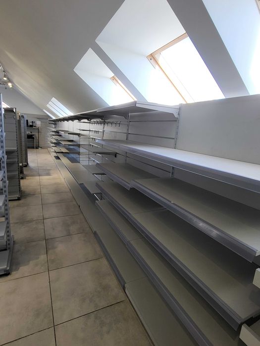 Regały Gondole Metalowe Modułowe Wyposażenie Likwidacja sklepu