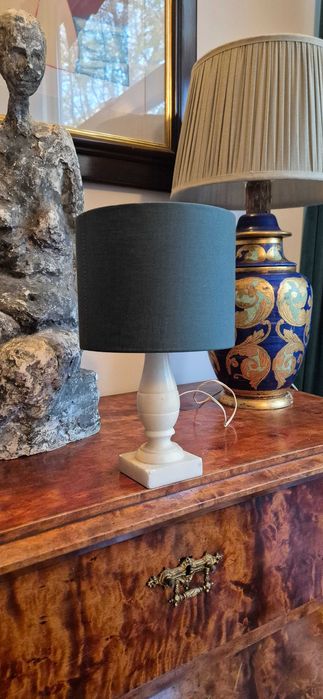 Antyk Lampa lampka z marmuru Francja. Unikat. Hollywood regency design