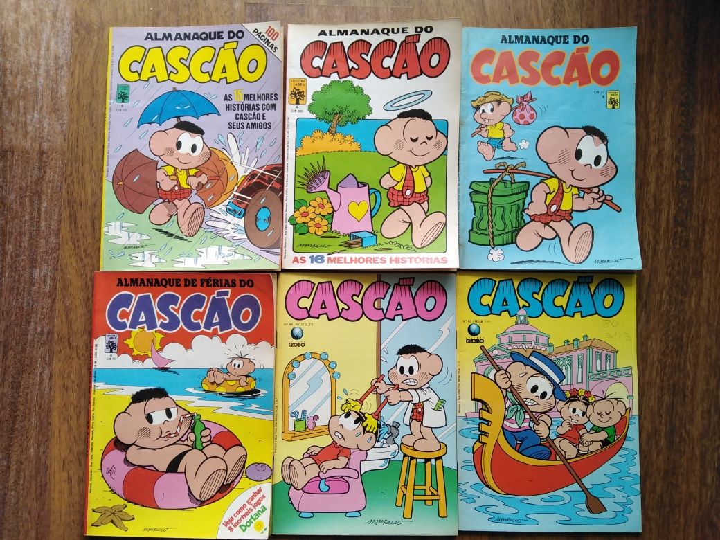 24 revistas de banda desenhada do Cascão