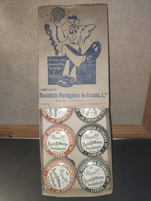 Caixa Rosete - Pasta Brilhante (6 unidades)