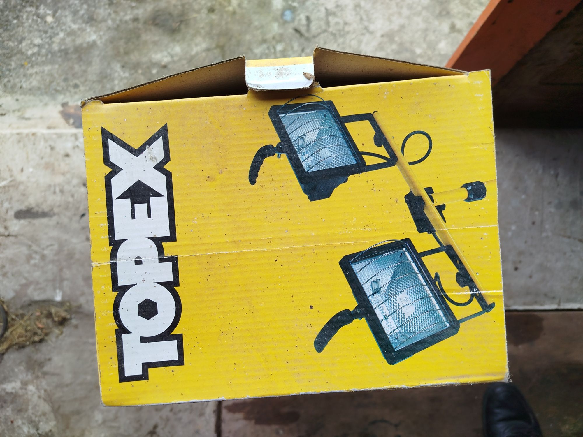 Podwójny Halogen na statywie topex