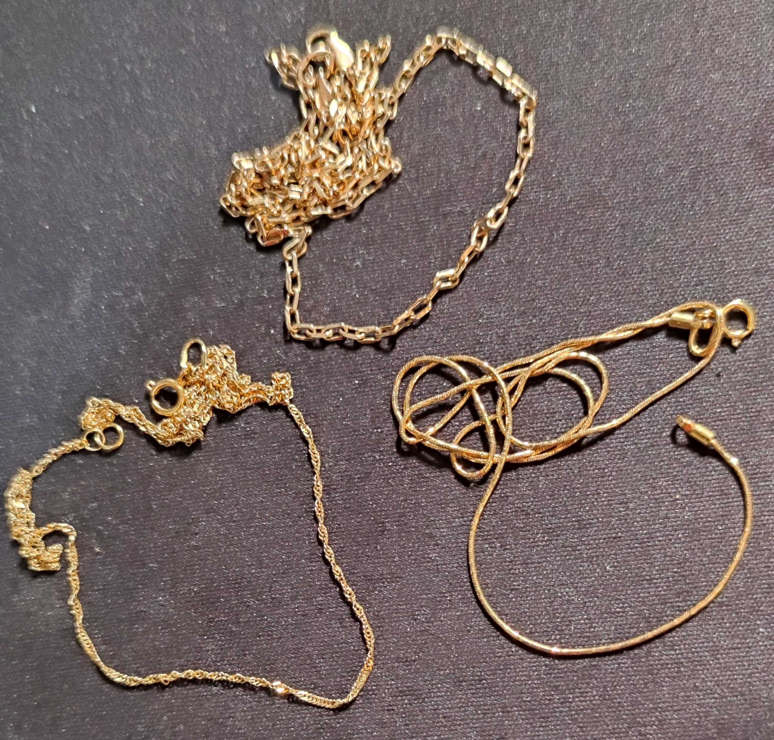 Золоті вироби 585 Кільце-антистрес Комплект сережки+кільце Ланцюжки