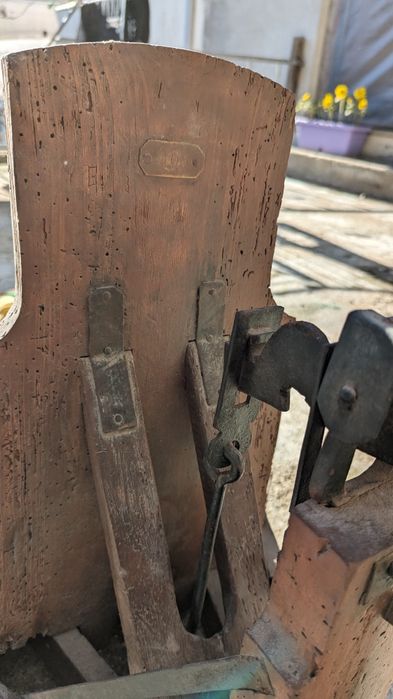 Balança antiga restaurada