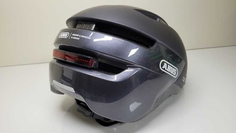 Kask rowerowy Abus Purl-y ACE LED Titan rozmiar L 57-61cm