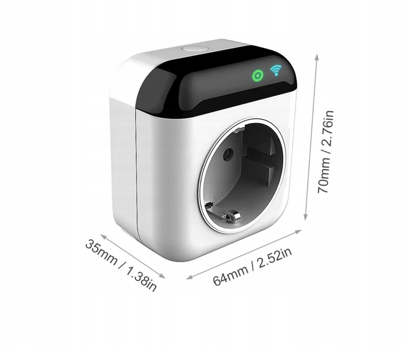Programowalny termostat inteligenta wtyczka Smart WiFi Alexa Google