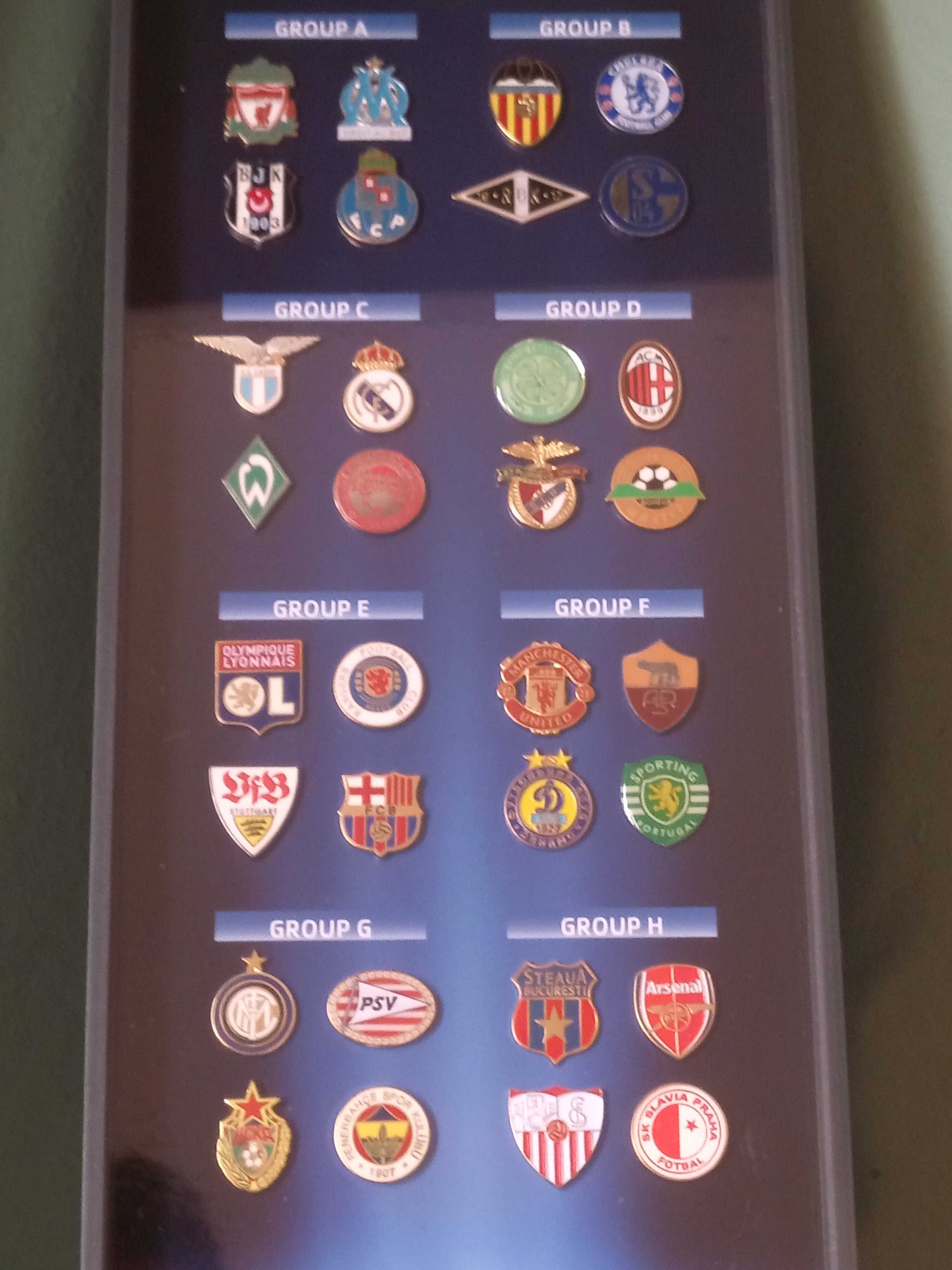 Pins coleção antigo liga campeões UEFA 2007/08 edição limitada