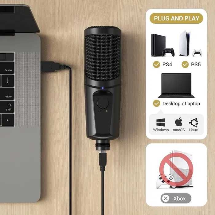 Zestaw mikrofonu TONOR TC40 z statywem