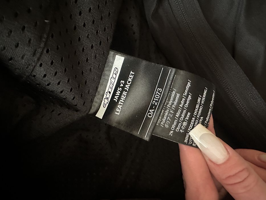 Куртка Alpinestars Jaws V3 Leather Jacket