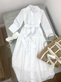Біла сукня з прошви