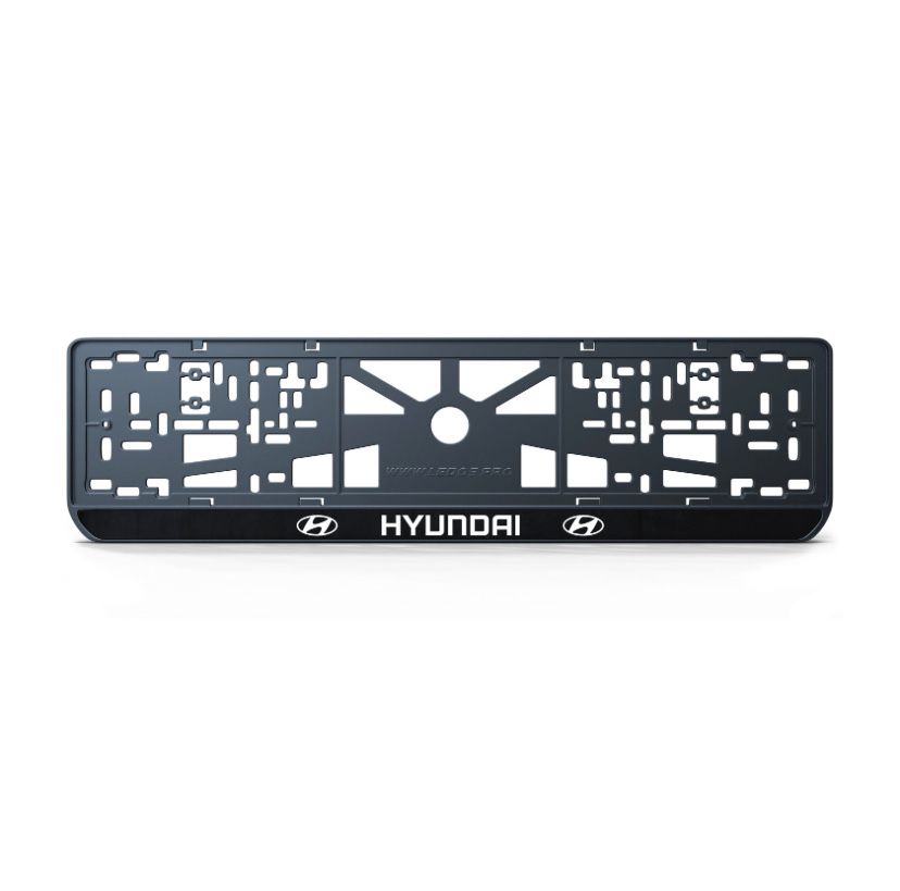 Новые! Рамка номерного знака Hyundai с LED подсветкой