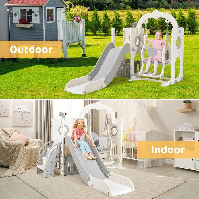 Nowa zjeżdżalnia / plac zabaw / huśtawka / 5w1 / dla dzieci / W60!